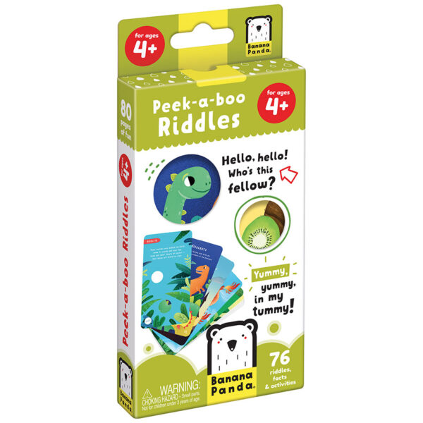 Peek-a-boo Riddles 4+ - picture book with fun riddles for kids 4+