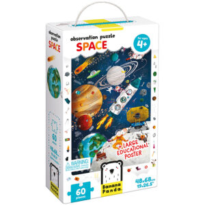 Educational puzzle and poster set - Observation Puzzle Space
