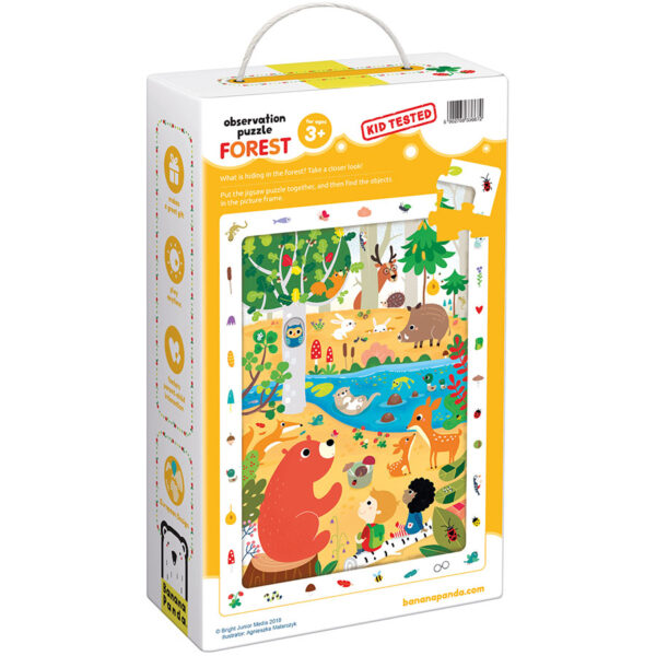 large jigsaw puzzle - Observation Puzzle Forest for kids 3+