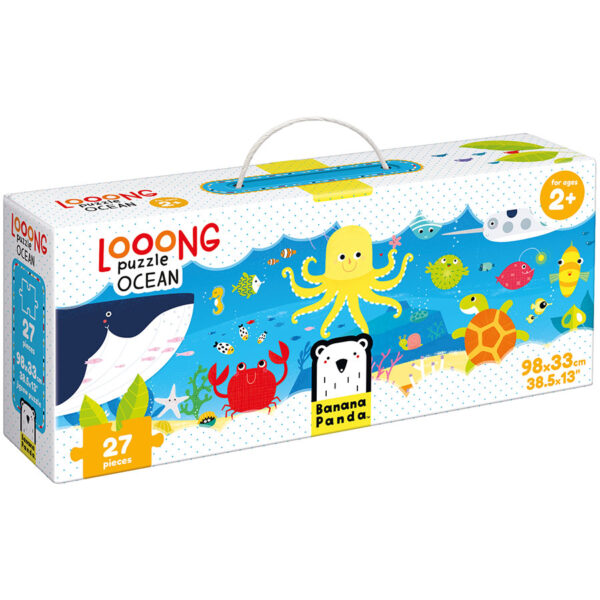 Large floor jigsaw puzzle ocean animals - Looong Puzzle Ocean