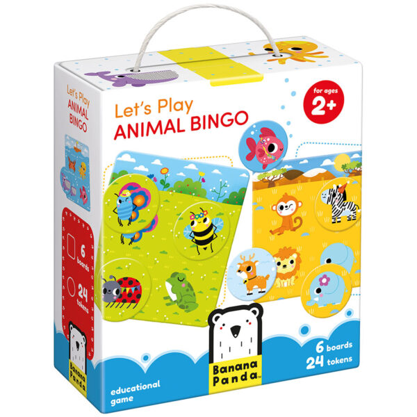 Let's Play Animal Bingo 2+ classic bingo game for toddlers
