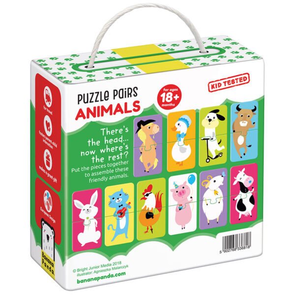Pair Puzzles Animals - Puzzle Pairs Animals 18m+