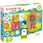 Suuuper Size Puzzle Animal Match - matching puzzle and activity for toddlers