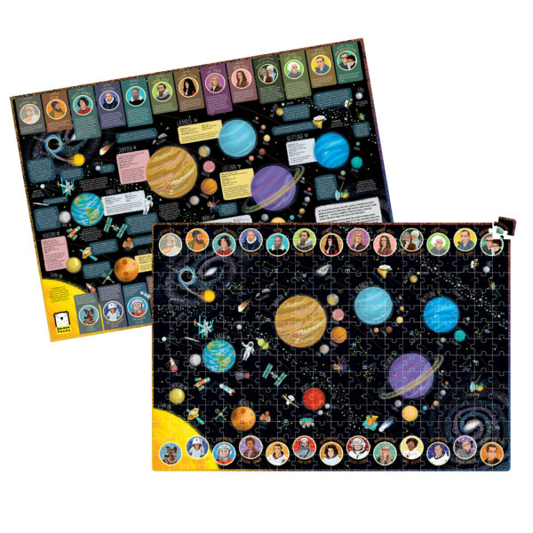 Puzzle and poster jumbo set - Suuuper Size Puzzle Solar System