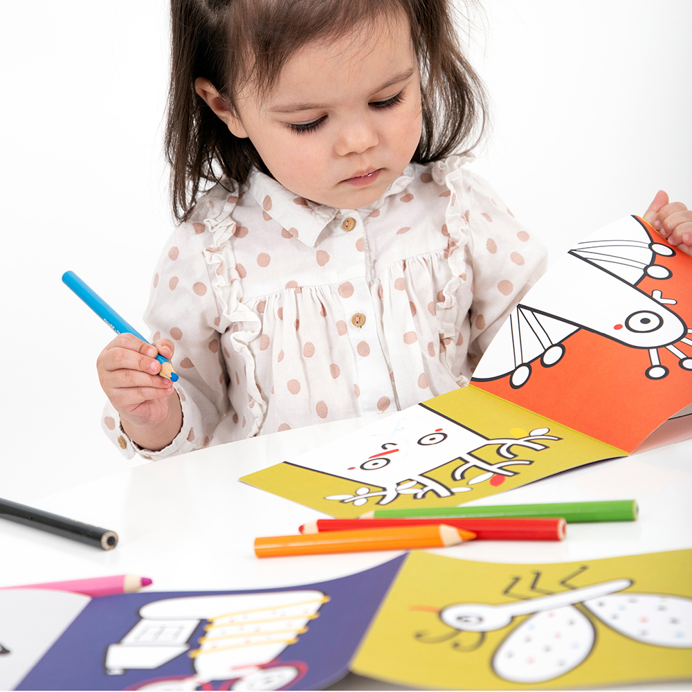 Looong Coloring Books - Ready to Color Forest - Banana Panda