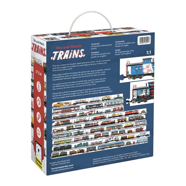 Mix and Match Puzzle Trains