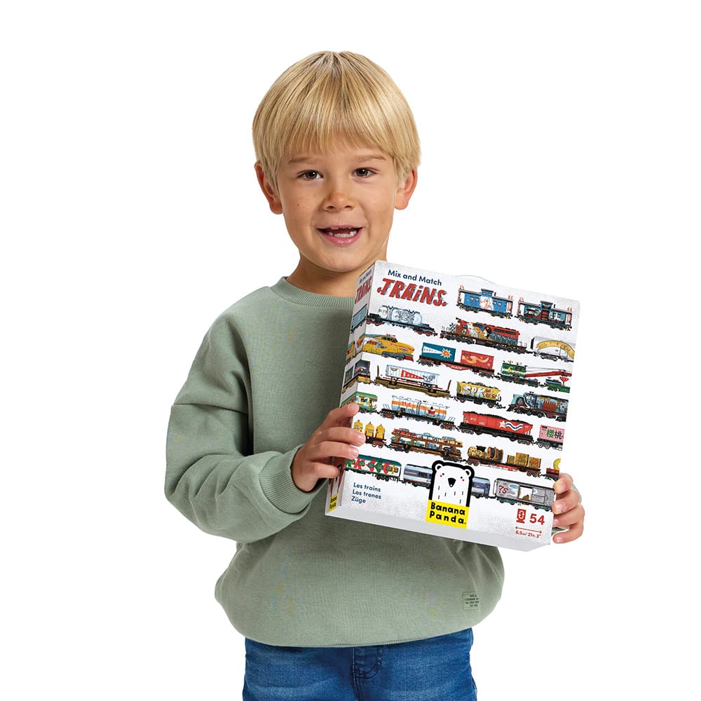 Mix and Match Puzzle Trains